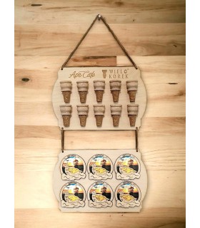 Ekspozytor na wielokorki i magnesy