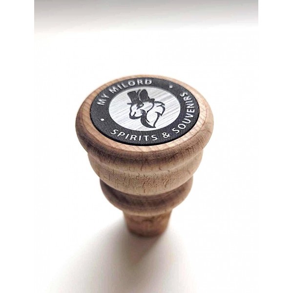 Iras Bo Wielokorek  - z logo, grafiką grawerowanym na srebrnym laminacie